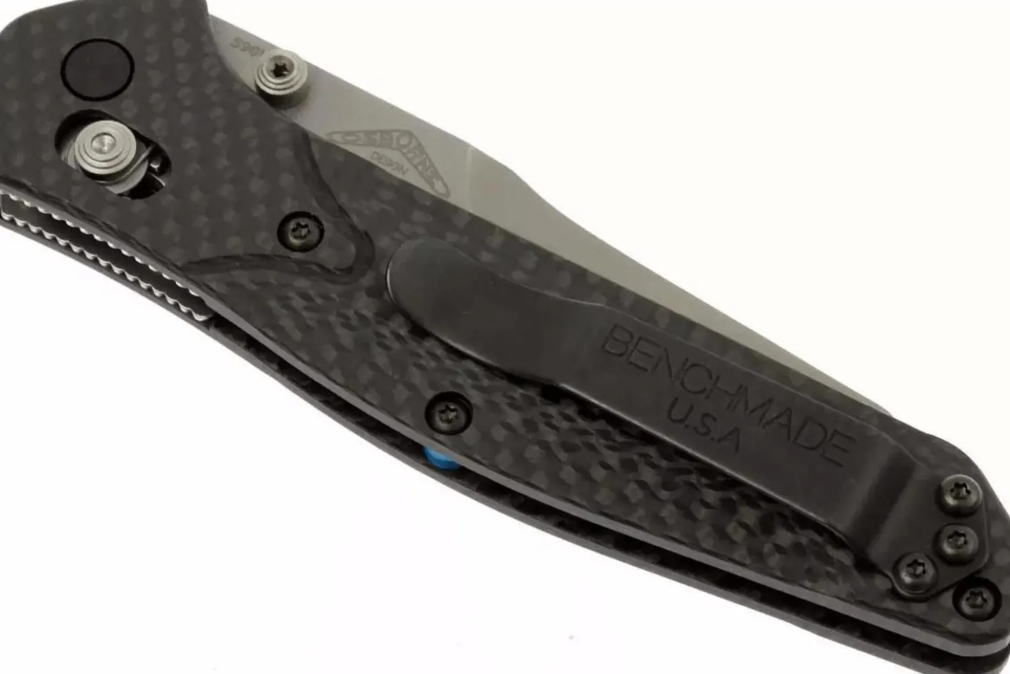 Couteau pliant Benchmade Osborne 940-1 lame tanto manche fibre de carbone noir 11cm