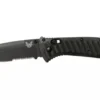 Couteau pliant Benchmade Presidio II 570SBK-1 lame noire semi-dentée 9,5cm avec clip de poche