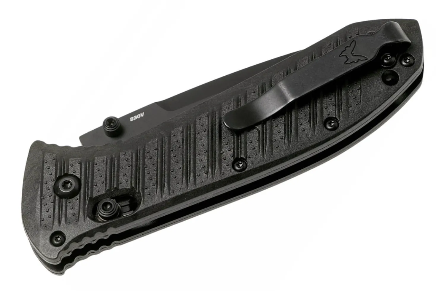 Couteau pliant Benchmade Presidio II 570SBK-1 lame noire semi-dentée 9,5cm avec clip de poche