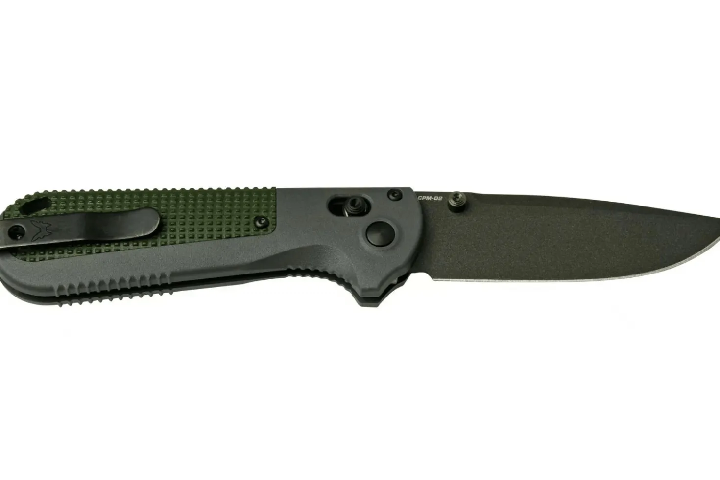 Couteau pliant Benchmade Redoubt 430BK manche Grivory gris/vert 12cm