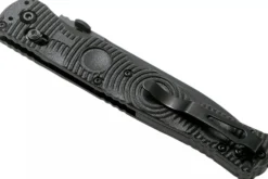Couteau pliant Benchmade Socp Tactical Folder 391SBK lame dentelée manche fibre de carbone CF-Elite® 14cm pic brise-vitre