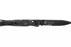 Couteau pliant Benchmade Socp Tactical Folder 391SBK lame dentelée manche fibre de carbone CF-Elite® 14cm pic brise-vitre