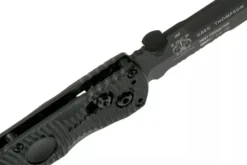 Couteau pliant Benchmade Socp Tactical Folder 391SBK lame dentelée manche fibre de carbone CF-Elite® 14cm pic brise-vitre
