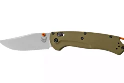 Couteau pliant Benchmade Taggedout 15536 manche G10 vert 11,7cm