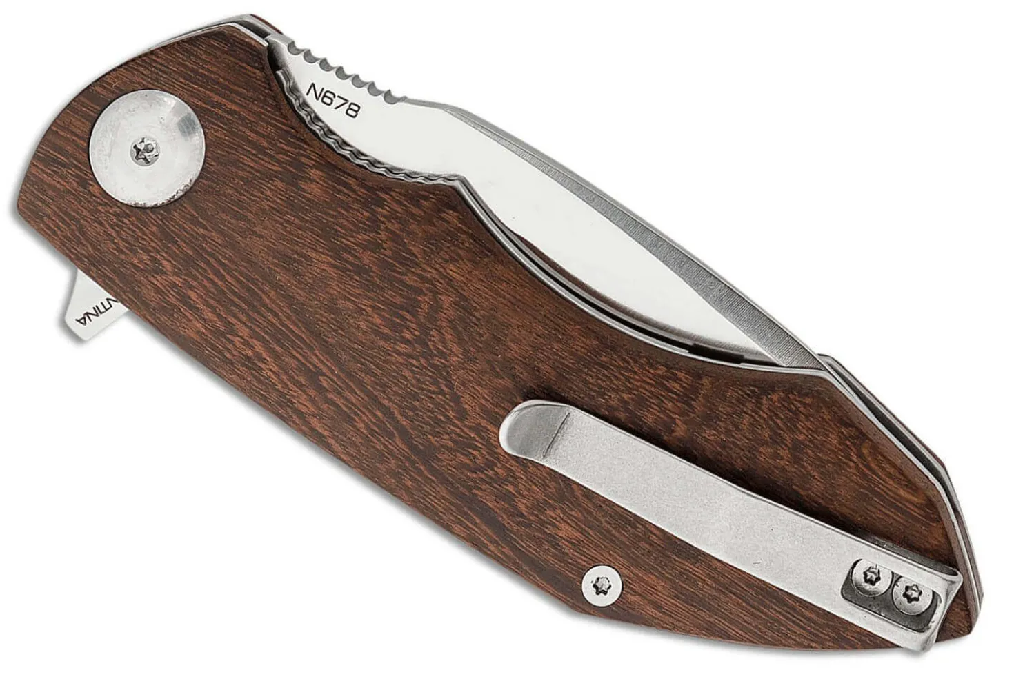 Couteau pliant Böker Arbolito Nahuel 01BA004 manche en bois de guayacan 11,8cm