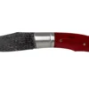 Couteau pliant Böker Boxer Damascus 111025DAM manche en micarta bordeaux 10,3cm