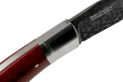Couteau pliant Böker Boxer Damascus 111025DAM manche en micarta bordeaux 10,3cm