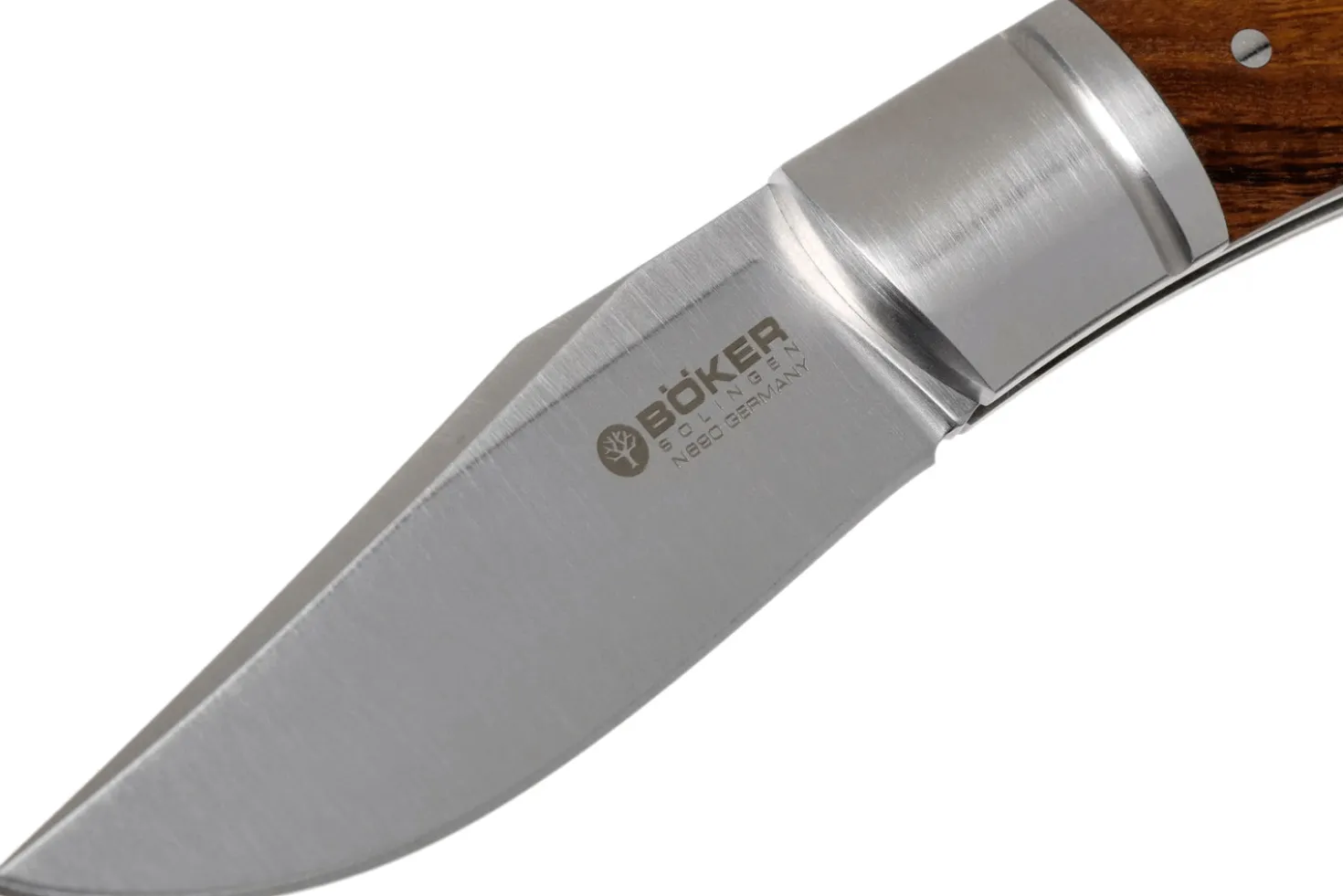 Couteau pliant Böker Boxer Desert Ironwood 111025 manche en bois de fer 10,8cm