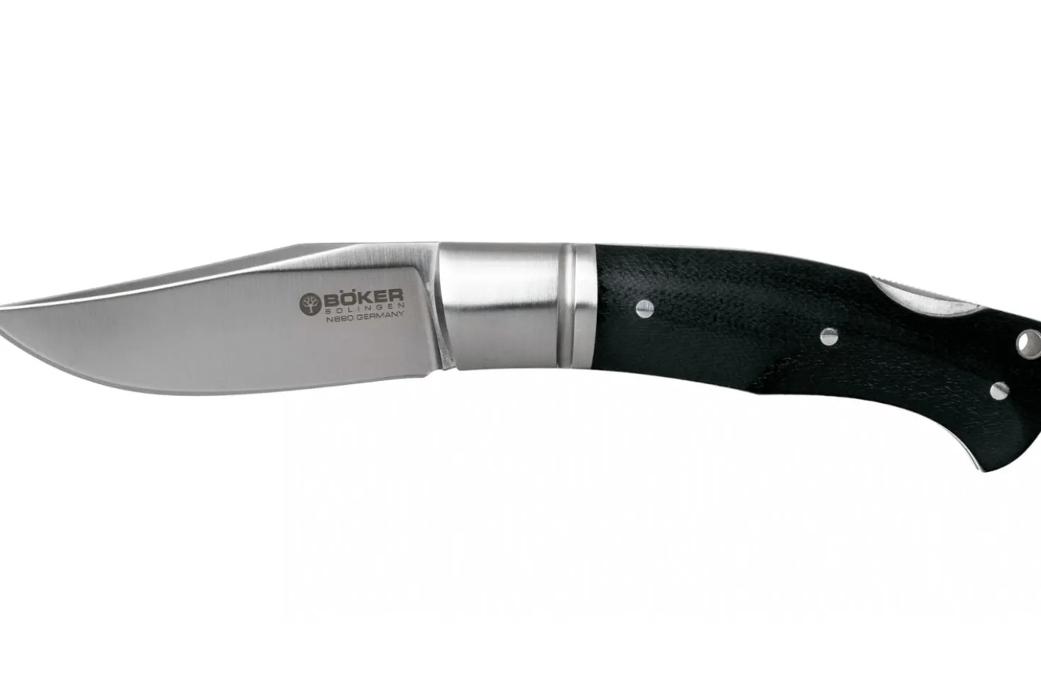 Couteau pliant Böker Boxer 111028 manche en micarta noir 10,8cm