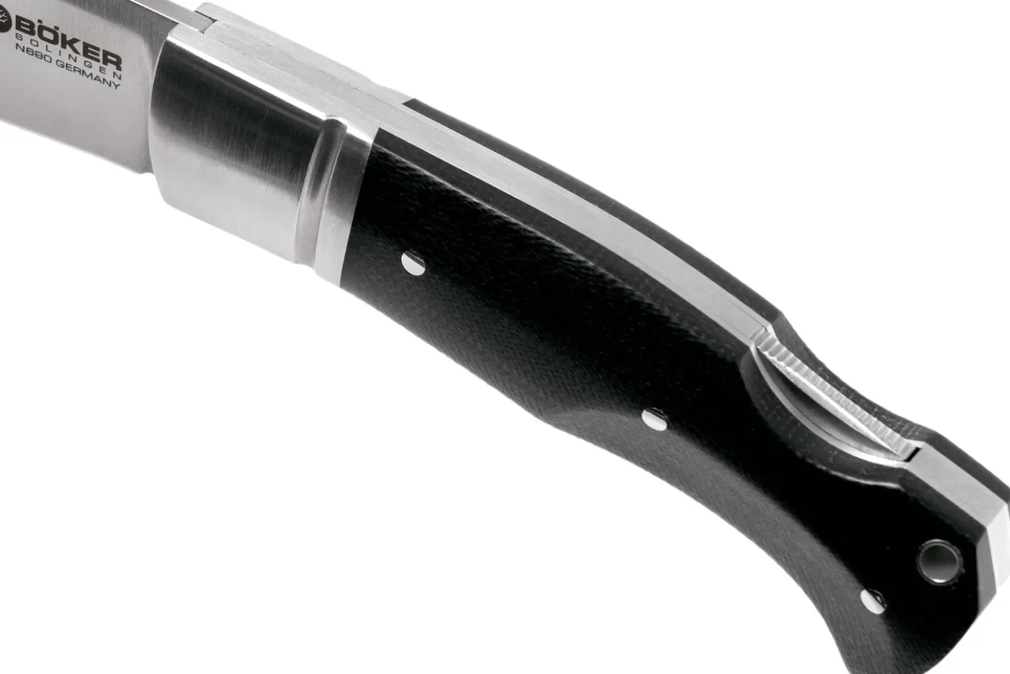 Couteau pliant Böker Boxer 111028 manche en micarta noir 10,8cm