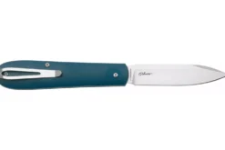Couteau pliant Böker Coffin Denim 112944 manche en micarta bleu 10,7cm