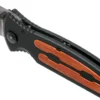 Couteau pliant Böker Kalashnikov Bayonet Damas 11KAL48DAM manche en alu et ironwood noir/bois 13cm