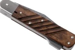 Couteau pliant Böker 98K Damas 110715DAM manche en bois de noyer 11cm