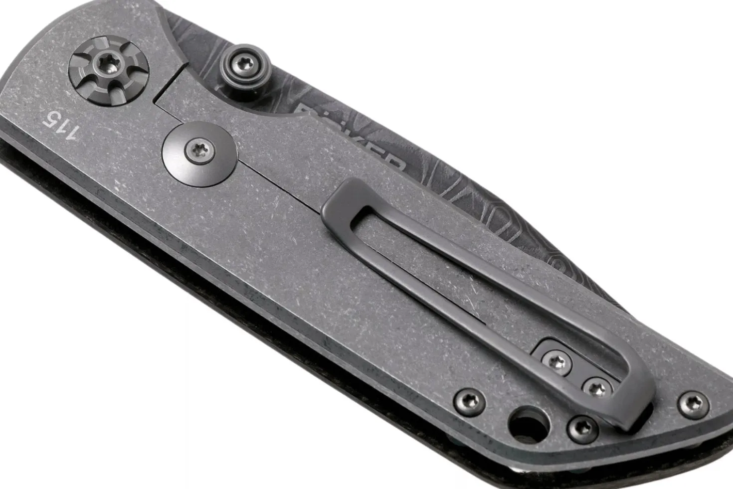 Couteau pliant Böker M4 Sherman Damas 110662DAM lame damassée manche en micarta noir 9,8cm