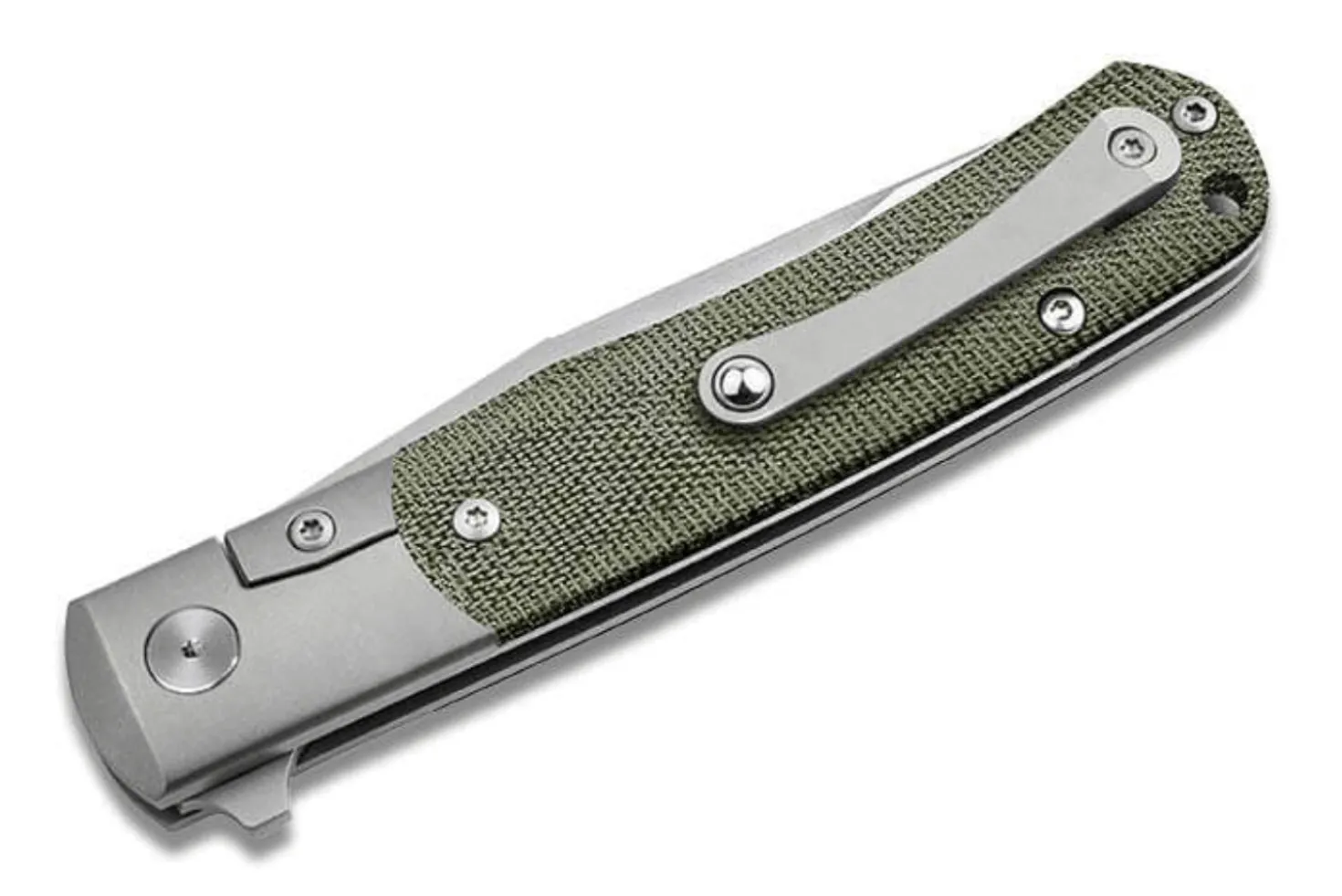 Couteau pliant Böker TRPPR 112943 manche en micarta kaki et titane 10,7cm