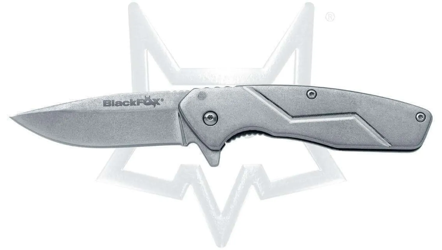 Couteau pliant Black FOX Steelix BF.717 tout inox manche 10cm
