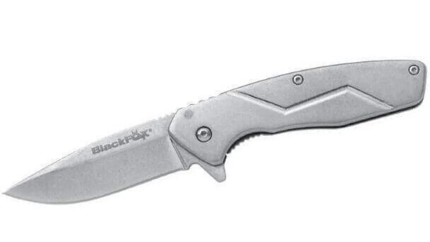 Couteau pliant Black FOX Steelix BF.717 tout inox manche 10cm