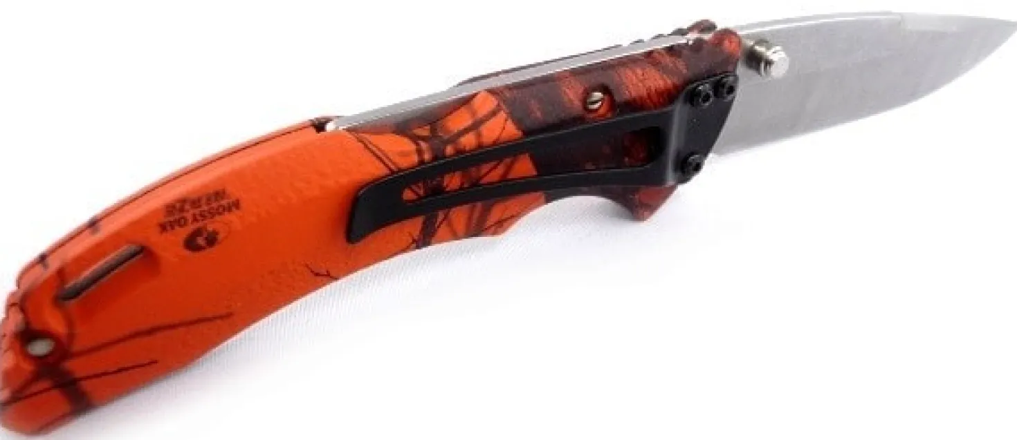 Couteau pliant BUCK BANTAM 0285CMS9 manche orange camo 11cm