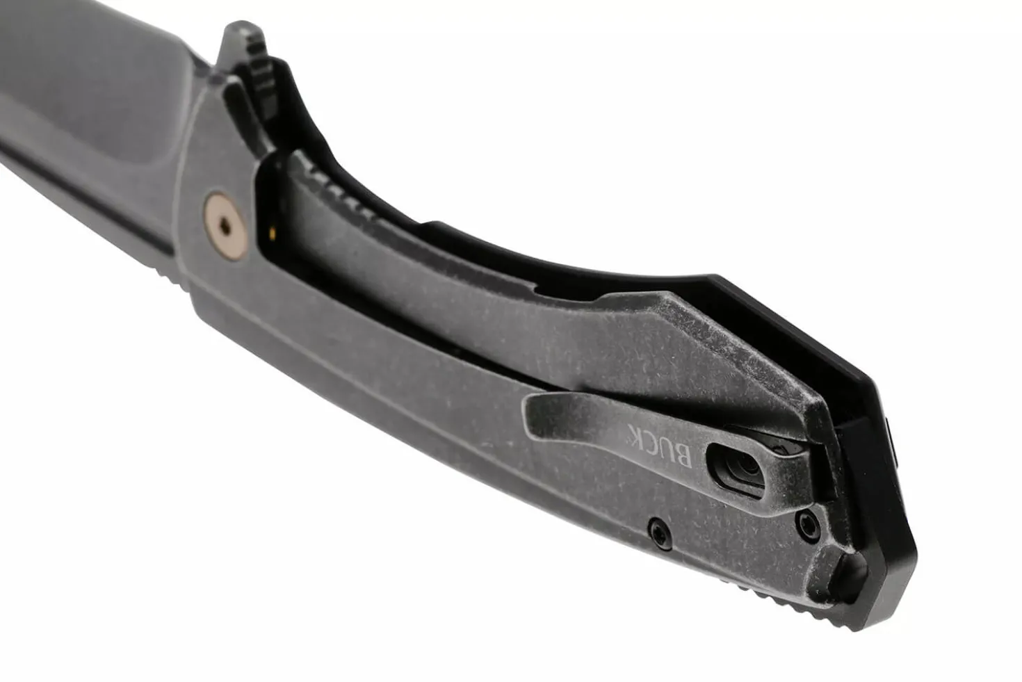 Couteau pliant BUCK RUCKUS 0713CPS manche noir 12cm