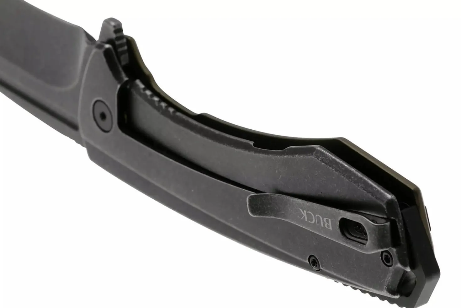 Couteau pliant BUCK RUCKUS 0713GRS manche vert 12cm