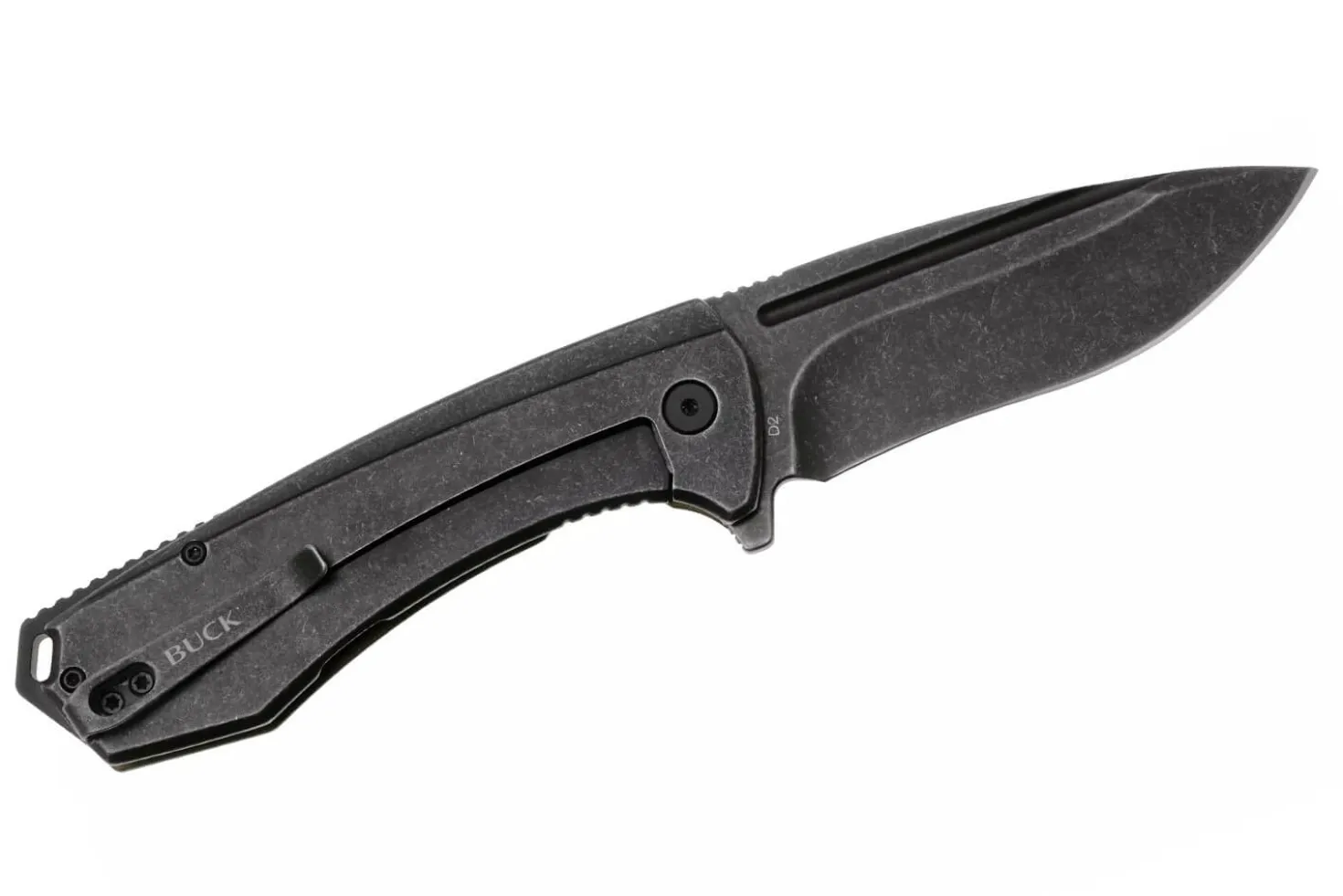 Couteau pliant BUCK RUCKUS 0713GRS manche vert 12cm