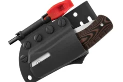 Couteau pliant BUCK SELKIRK 836BRS manche micarta 13cm + accessoires