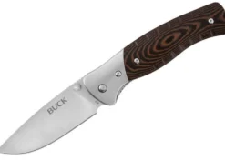 Couteau pliant BUCK SELKIRK 836BRS manche micarta 13cm + accessoires