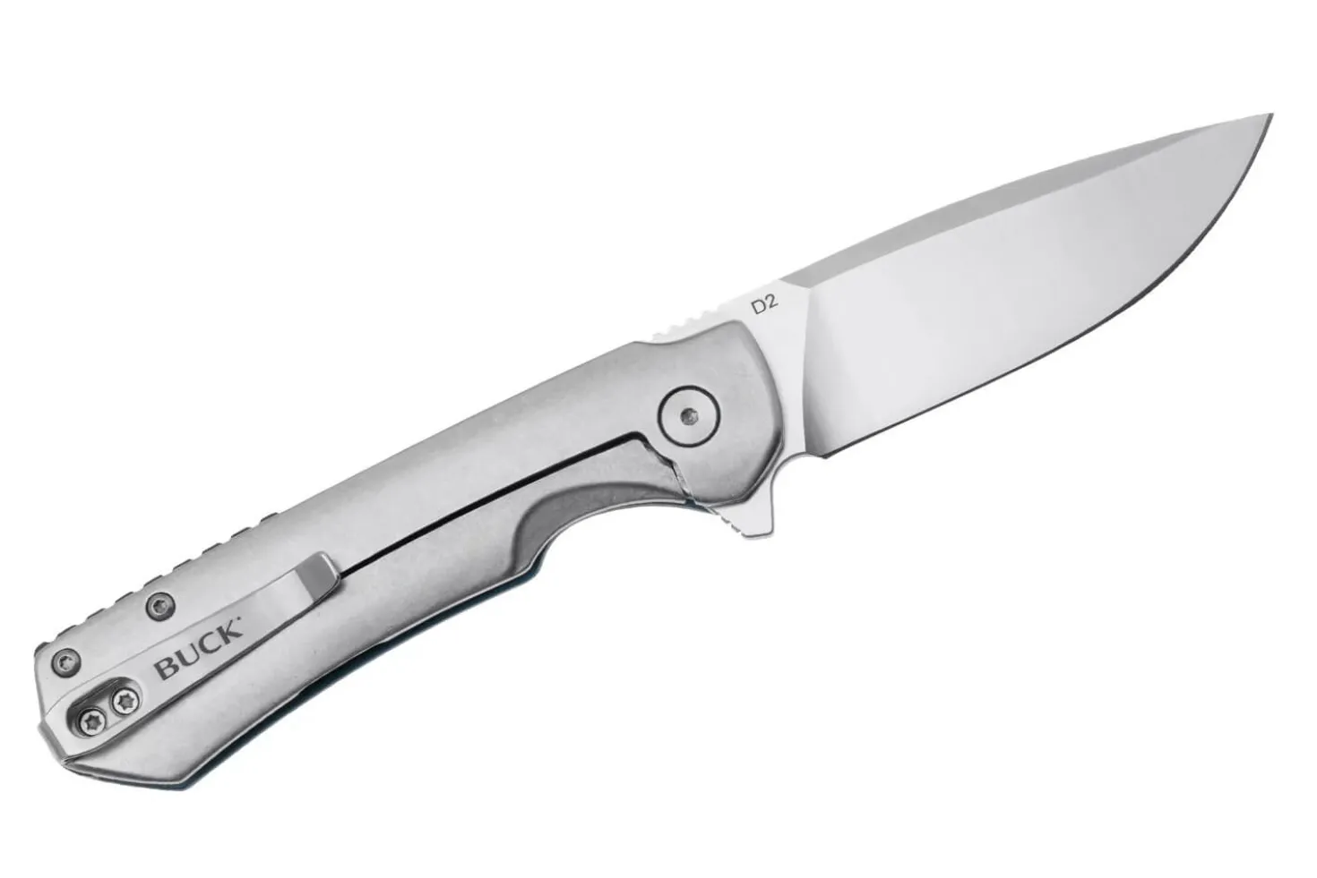 Couteau pliant BUCK STINGER 0714BLS manche bleu 11cm