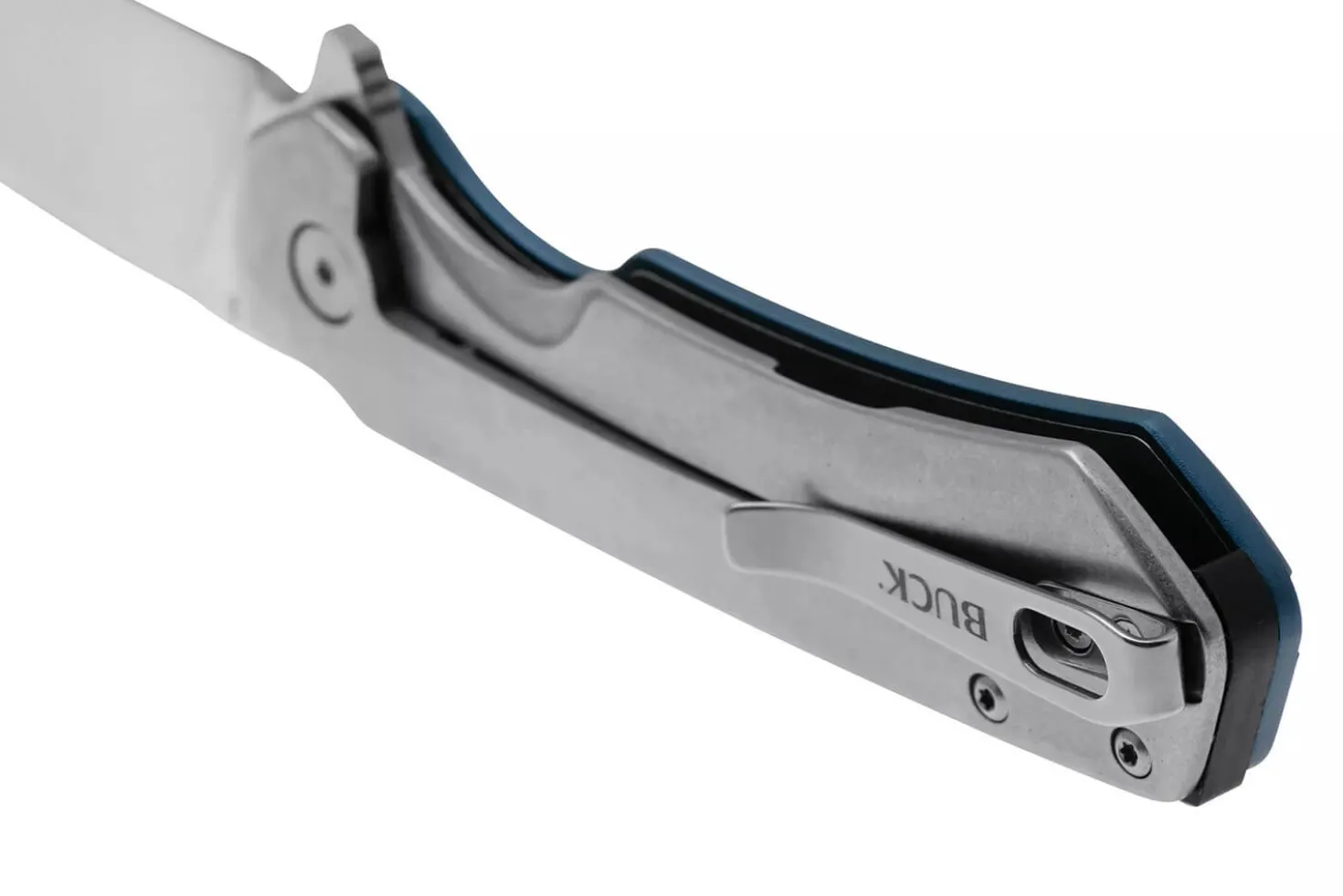 Couteau pliant BUCK STINGER 0714BLS manche bleu 11cm