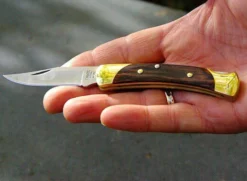 Couteau pliant BUCK the 55 n° 55BRS manche en ébène 9cm