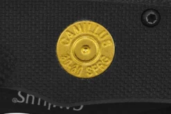 Couteau pliant Camillus Centerfire 30-30 manche en G10 noir 10,2cm et fond de balle intégré