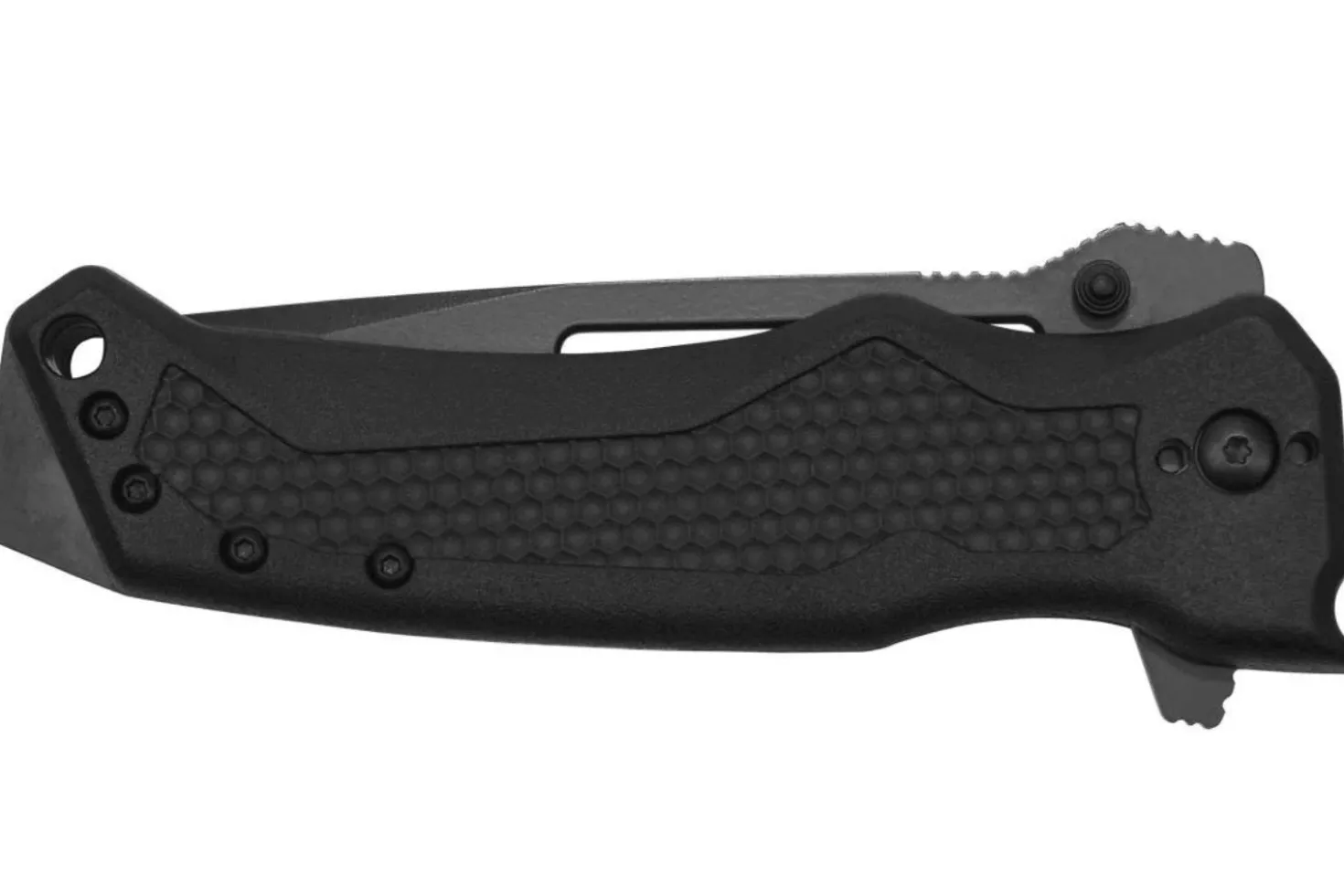 Couteau pliant Camillus GB-8B lame Tanto manche en nylon renforcé de fibres de verre noir 12cm
