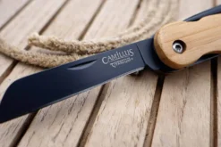 Couteau pliant Camillus Marlin Spike manche en bambou 11,8cm