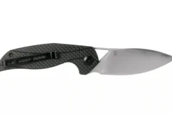 Couteau pliant CIVIVI Anthropos C903C manche en G10/fibre de carbone tout noir 10,6cm