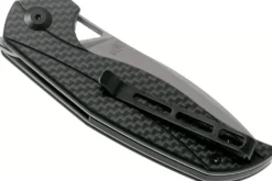 Couteau pliant CIVIVI Anthropos C903C manche en G10/fibre de carbone tout noir 10,6cm