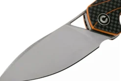 Couteau pliant CIVIVI Anthropos C903A manche en G10/fibre de carbone orange et noir 10,6cm