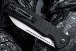Couteau pliant CIVIVI Chevalier C200221 manche en G10 et fibre de carbone noir 11,2cm