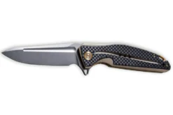 Couteau pliant CIVIVI Statera C901A manche en G10/fibre de carbone marron et noir 11,7cm