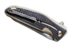 Couteau pliant CIVIVI Statera C901A manche en G10/fibre de carbone marron et noir 11,7cm