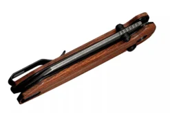Couteau pliant CIVIVI Yonder Damas C23073BDS1 manche en bois de guibourtia 9,5cm