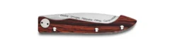 Couteau pliant Compostelle Voie de Velezai Claude Dozorme manche vallernia 12,5cm