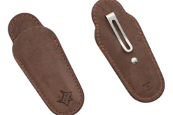 Couteau pliant coupe-cigare Fox Virtus FX.541ST manche 10cm en bois de santos + étui cuir