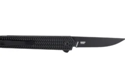 Couteau pliant CRKT CEO Microflipper 7081D2K.CR manche en aluminium noir 8cm + clip de poche