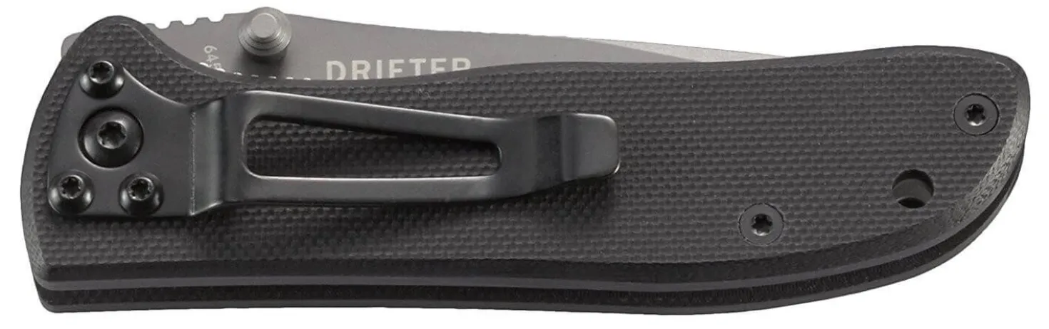 Couteau pliant CRKT DRIFTER 6450K manche noir 9,3cm