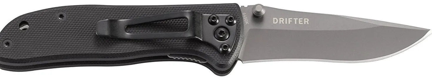 Couteau pliant CRKT DRIFTER 6450K manche noir 9,3cm