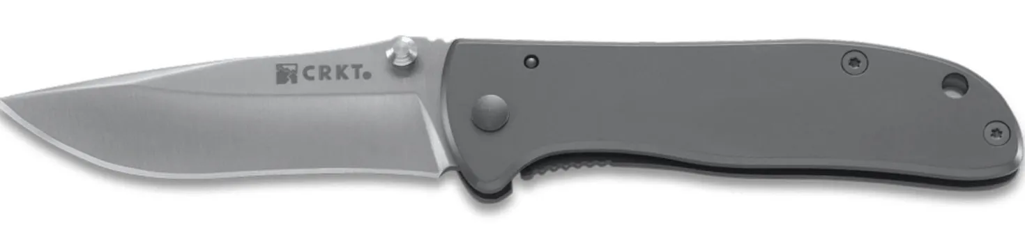 Couteau pliant CRKT DRIFTER 6450S manche inox 9,3cm
