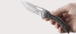 Couteau pliant CRKT FOSSIL COMPACT 5460 manche martelé 10,9cm