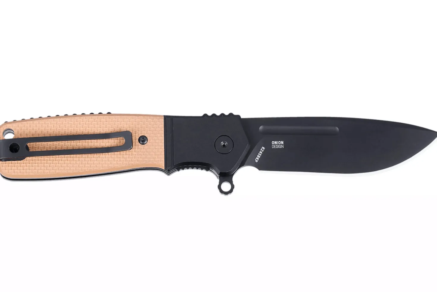 Couteau pliant CRKT Homefront K245BKP lame noire manche en G10 brun 9,8cm