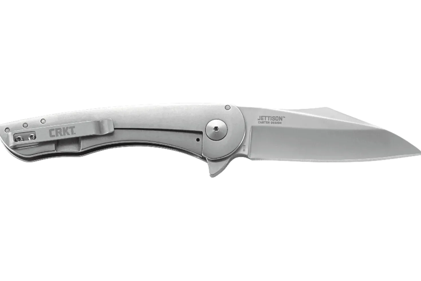 Couteau pliant CRKT Jettison 6130 manche acier inox 11,5cm
