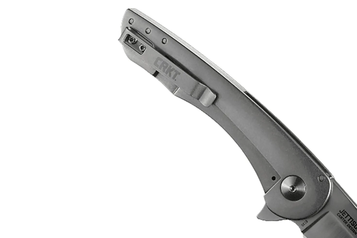Couteau pliant CRKT Jettison 6130 manche acier inox 11,5cm